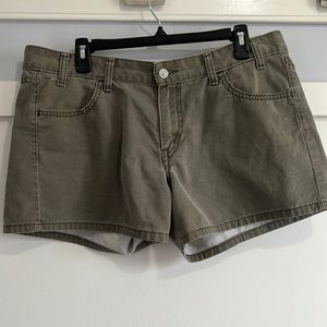 Army Green Levi’s Shorts